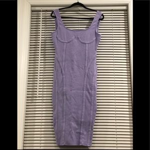 Lavender fashion nova body con dress .NEVER WORN!